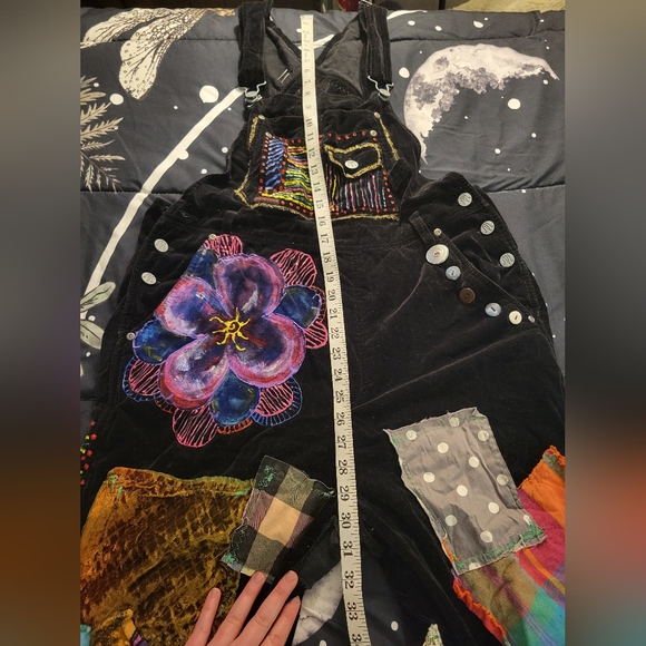 Patchwork Gypsy Overalls - Handmade - One of a Kind - Picture 13 of 13